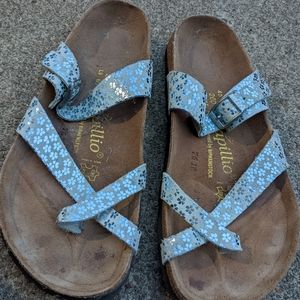 NWOT Birkenstock Papillo Leather Sandals Size 9/40